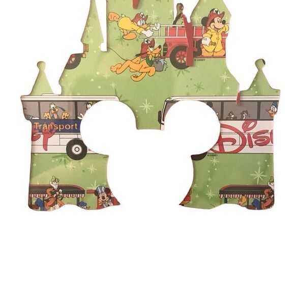 New Disney Castle Framed Silouette Mickey Minnie Goofy Americana - Picture 6 of 11